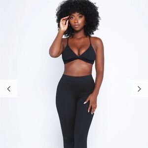 Black Bralette new NWT our body the label XS